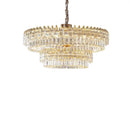 GobekUsa Double Crystal Ceiling Chandelier: Modern Luxury Home Decoration for Living Room