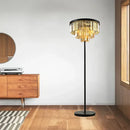GobekUsa Gray Crystal Black Standing Light - Modern Luxury Classic Living Room Decor