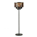 GobekUsa Gray Crystal Black Standing Light - Modern Luxury Classic Living Room Decor