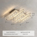 GobekUsa Crystal Ceiling Chandelier Light - Modern Luxury Dimmable LED Luminaire