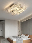 GobekUsa Crystal Ceiling Chandelier Light - Modern Luxury Dimmable LED Luminaire