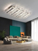 GobekUsa Crystal Ceiling Chandelier Light - Modern Luxury Dimmable LED Luminaire