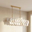 Modern Luxury Round Alabaste Chandelier