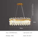 GobekUsa Full Spectrum Gold Crystal Chandelier: Modern Luxury for Living Room, Bedroom, Dining Room