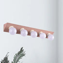 GobekUsa Macaron Style 5-Light Metal Vanity Sconce in Pink/Yellow - Brighten Up Your Walls