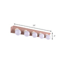 GobekUsa Macaron Style 5-Light Metal Vanity Sconce in Pink/Yellow - Brighten Up Your Walls