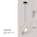 GobekUsa Modern Magpie Bird LED Pendant Lights