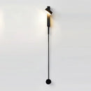 GobekUsa Black Rotating LED Wall Lamp for Bedroom, Stair, Aisle - Modern Indoor Lighting Fixtures