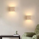 GobekUsa Cuboid Stone LED Wall Lamp 3000K Parlor Bedroom Stairs Creative Lighting