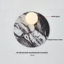 GobekUsa Glass Globe LED Wall Lamp: Modern Nordic Stone Bathroom Mirror Light