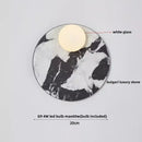 GobekUsa Glass Globe LED Wall Lamp: Modern Nordic Stone Bathroom Mirror Light