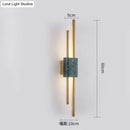 GobekUsa Modern Marble Led  Wall Lamp For Living Room Bedroom Bathroom Loft Decor