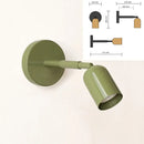 GobekUsa Adjustable GU10 LED Wall Sconce Modern Wall Light for Living Room & Bedroom
