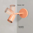 GobekUsa Adjustable GU10 LED Wall Sconce Modern Wall Light for Living Room & Bedroom