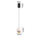 GobekUsa Ball Pendant Lights for Bedroom, Dining Room, and Kitchen Island