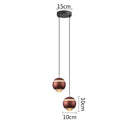 GobekUsa Ball Pendant Lights for Bedroom, Dining Room, and Kitchen Island