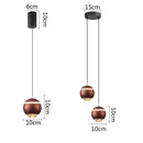 GobekUsa Ball Pendant Lights for Bedroom, Dining Room, and Kitchen Island