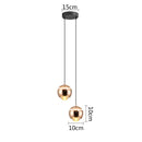 GobekUsa Ball Pendant Lights for Bedroom, Dining Room, and Kitchen Island
