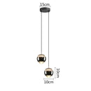 GobekUsa Ball Pendant Lights for Bedroom, Dining Room, and Kitchen Island