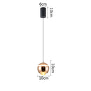 GobekUsa Ball Pendant Lights for Bedroom, Dining Room, and Kitchen Island