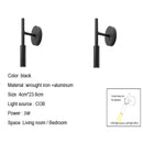 GobekUsa LED Wall Lamp Night Light for Bedroom Bedside Reading Living Room Decor