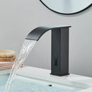GobekUsa Automatic Sensor Waterfall Basin Faucet - Touchless Bathroom Sink Tap