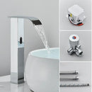 GobekUsa Automatic Sensor Waterfall Basin Faucet - Touchless Bathroom Sink Tap