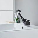 GobekUsa Black Basin Faucet Brushed Gold Bathroom Mixer Tap Hot Cold Lavotory Chrome