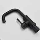 GobekUsa Black Basin Faucet Single Cold Hot Sink Tap Short Kitchen Mixer Rotatable