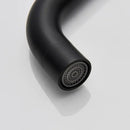 GobekUsa Black Basin Faucet Single Cold Hot Sink Tap Short Kitchen Mixer Rotatable