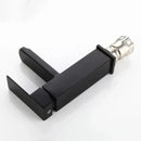 GobekUsa Black Basin Faucet Single Handle Hot Cold Water Mixer for Bathroom Sink