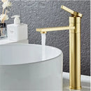 GobekUsa Gold Solid Brass Bathroom Basin Faucet Mixer Sink Tap