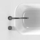 GobekUsa Black Basin Faucet - Brushed Rotate Sink Tap, Two Holes Bathroom Faucet