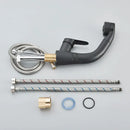 GobekUsa Black Basin Faucet: Pull Out Sink Mixer Tap with 360° Rotation and Hot&Cold Sprayer