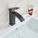 GobekUsa Black Basin Mixer Faucet with Hot Cold Control