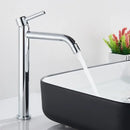 GobekUsa Black Deck Mounted Basin Mixer Tap | Hot Cold Water Faucet for Bathroom Basin