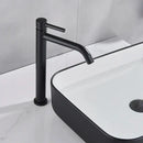 GobekUsa Black Deck Mounted Basin Mixer Tap | Hot Cold Water Faucet for Bathroom Basin
