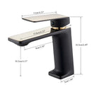 GobekUsa Black Basin Mixer Tap Vessel Sink Faucet Hot Cold Water Luxury