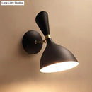 GobekUsa Contemporary 1-Light Wall Mounted Funnel Wall Sconce with Metal Shade for Bedside