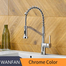 GobekUsa Black Brass Kitchen Faucet Pull Out Swivel Spout Mixer Tap