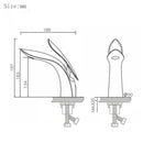 GobekUsa Brass Washbasin Faucet: Nordic Style, Light Luxury, Simple Creative Design