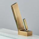GobekUsa Brass Waterfall Basin Faucet Hot/Cold Mixer Taps Single Handle Bathroom Sink