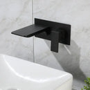 GobekUsa Blanoir Solid Brass In-Wall Black and Brushed Gold Basin Faucet Mixer Tap