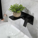 GobekUsa Blanoir Solid Brass In-Wall Black and Brushed Gold Basin Faucet Mixer Tap