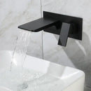 GobekUsa Blanoir Solid Brass In-Wall Black and Brushed Gold Basin Faucet Mixer Tap