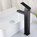GobekUsa Brushed Tall Basin Sink Faucet for Stylish Bathroom Water Control