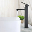 GobekUsa Brushed Tall Basin Sink Faucet for Stylish Bathroom Water Control