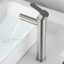 GobekUsa Brushed Tall Basin Sink Faucet for Stylish Bathroom Water Control