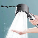 Modern matte black & chrome 3 modes high pressure shower head bathroom by Decorbites