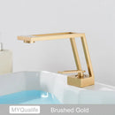 GobekUsa Brass Basin Sink Faucet Mixer with Single Handle for Bathroom Vanity